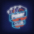 Poker Club Neon Sign