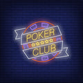 Poker Club Neon Sign