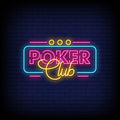 Poker Club Neon Sign