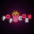 Popcorn Neon Sign