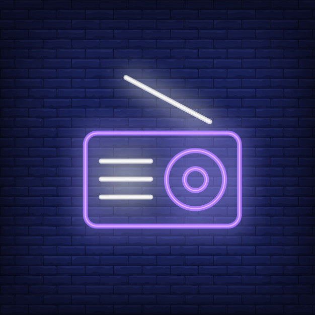 Radio Set Neon Sign — make neon sign