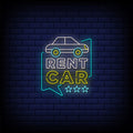 Rent Car Neon Sign