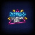 Retro Fashion Sale Neon Sign