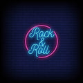 Rock And Roll Neon Sign