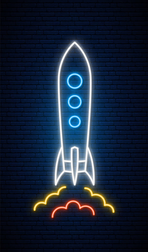 Rocket Neon Sign