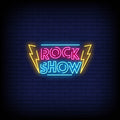 Rock Show Neon Sign - Neon Pink Aesthetic