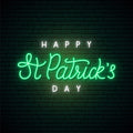 Saint Patricks Day Neon Sign