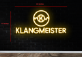 Klangmeister Yellow Neon Sign 24x11 inches