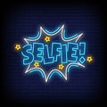 Selfie Neon Sign