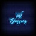 Shopping Neon Sign