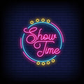 Show Time Neon Sign - Neon Pink Aesthetic