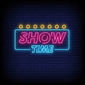 Show Time Neon Sign - Neon Pink Aesthetic