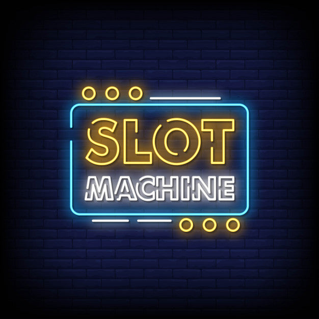 Slot Machine Sign Slot Machine Neon Sign — make neon sign