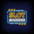 Slot Machine Neon Sign