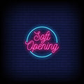 Soft Opening Neon Sign - Neon Pink Aesthetic