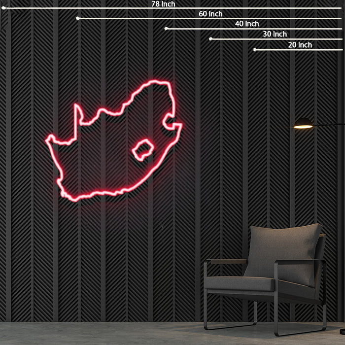 South Africa Neon Sign