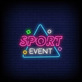Sport Event Neon Sign - Neon Pink Aesthetic