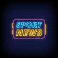 Sport News Neon Sign