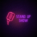 Stand Up Show - Neon Pink Aesthetic