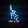Statue Of Liberty Neon Sign