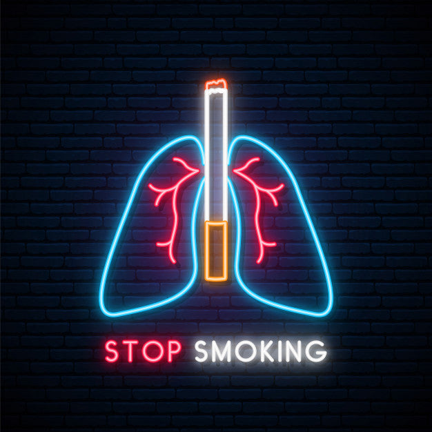 Stop Smoking Neon Sign — make neon sign