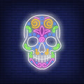 Sugar Skull Neon Sign