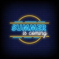 Summer Is Coming Neon Sign