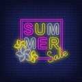 Summer Sale Neon Sign