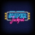 Super Jackpot Neon Sign