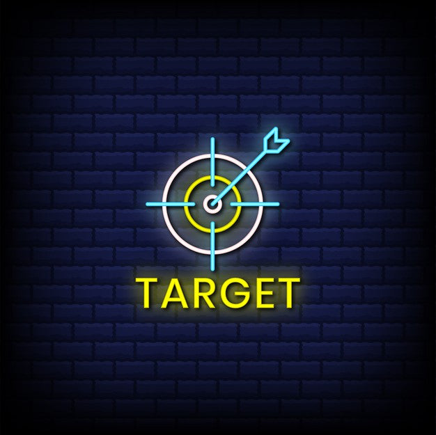 Beautiful Target. Sign Target Neon Sign — make neon sign