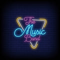 The Music Band Neon Sign