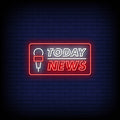 Today News Neon Sign