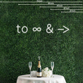 To Infinity And Beyond Neon Sign Perfect For Creating A Loving Atmosphere