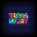 Trivia Night Neon Sign
