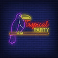 Tropical Party Neon Sign