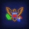 USA Coat Of Arms Neon Sign