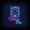 Valentine's Day Neon Sign