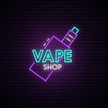 Vape Shop Neon Sign