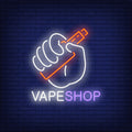 Vape Shop Neon Sign