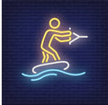 Wakeboarding Neon Sign