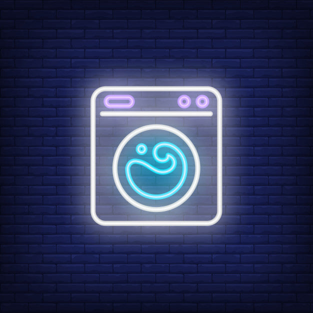 Washing Machine Neon Sign Perfect For Your business — make neon sign