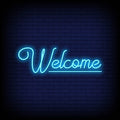 Welcome Neon Sign