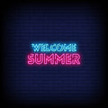 Welcome Summer Neon Sign