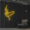 Whispering Lips Neon Sign