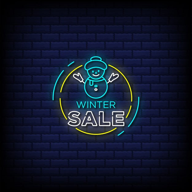 Winter Sale Neon Sign — make neon sign