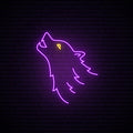 Wolf Head Neon Sign