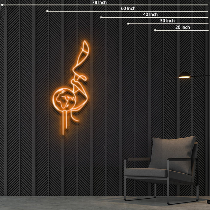 Delicious World Neon Sign