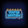 You Are Invited Neon Sign