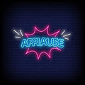 Applause Neon Sign