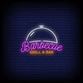 Barbecue Grill Bar Neon Sign